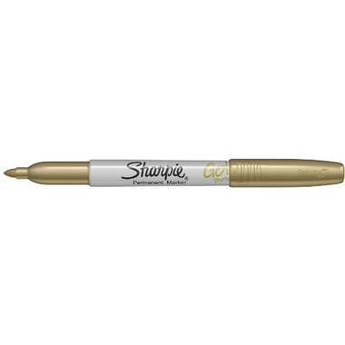 Sharpie Fine Permanent Marker, Met Gold