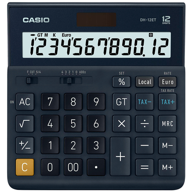 Casio DH-12ET 12 Digit Desktop Calculator 31779J