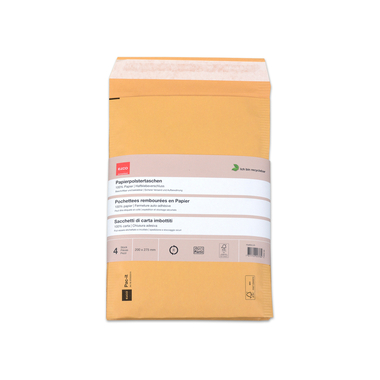 ELCO Papierpolstertasche 74652.92 200x275mm, braun 4 Stück