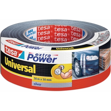 TESA Klebeband Extra Power 50mx50mm 56389-00000 universal, silber