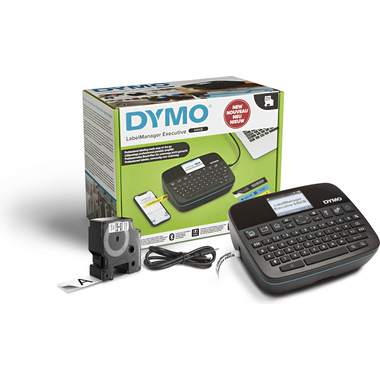 DYMO LabelManager Executive 640 CB Portable Label Printer | Compact Label Maker Machine with QWERTY Keyboard | Bluetooth & USB Connectivity | Compatible with D1 Standard & Durable Labels