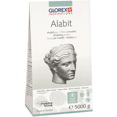 GLOREX Plâtre de modelage Alabit 5kg 62608430
