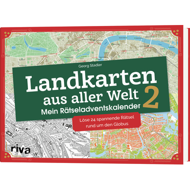 RIVA Adventskalender 132109 Landkarten aus aller Welt 2