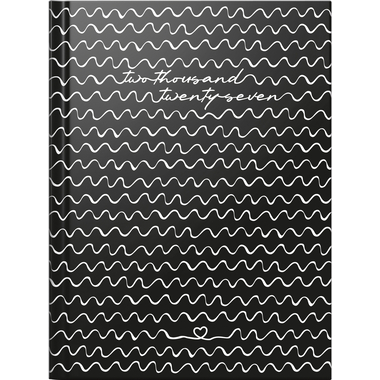 RIDOIDE Taschenagenda Design Line 2027 7013607027.27 1W/2S Waves DE 12x16cm