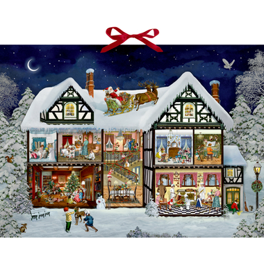 COPPENRATH Wandkalender 52x38cm 95571 Im Adventshaus