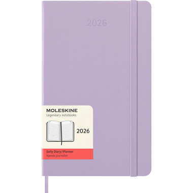 MOLESKINE Agenda Classic Large 2026 DHH1812DC3Y26 1T/1S lila HC 13x21cm