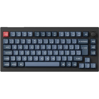 Keychron Gaming-Tastatur V1 Max Black Red Switch