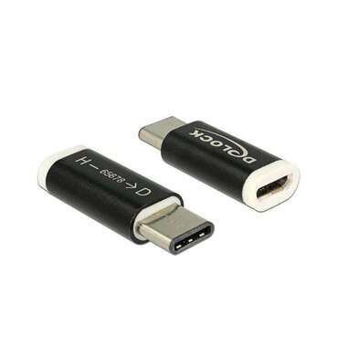 Delock USB 2.0 Adapter USB-MicroB Buchse - USB-C Stecker