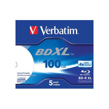 Verbatim BD-R 43789 100 GB, Jewelcase (5 Stück)