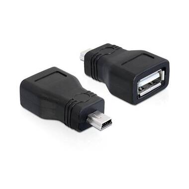 Adapter USB 2.0 A Buchse > USB mini Stecker - Delock