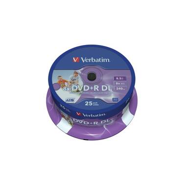 Verbatim DVD+R 8.5 GB, Spindel (25 Stück)