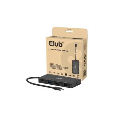 Club 3D - docking station - USB-C - HDMI - 1GbE