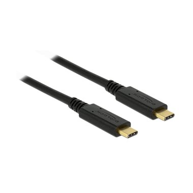 Delock USB 3.1-Kabel 10Gbps, bis 5A, 100Watt USB-C - USB-C 0.5 m