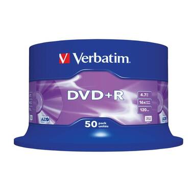 Verbatim DVD+R 4.7 GB, Spindel (50 Stück)