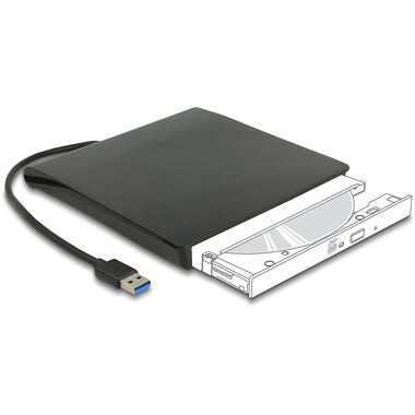 Delock Externes Gehäuse USB Typ-A - 5.25" Slim SATA Laufwerke