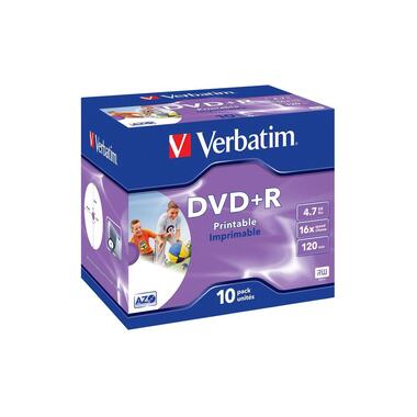 Verbatim DVD+R 4.7 GB, Jewelcase (10 Stück)