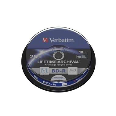 Verbatim BD-R M-Disc 25 GB, Spindel (10 Stück)