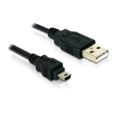 Delock USB 2.0-Kabel  USB-A - Mini-USB B 1.5 m