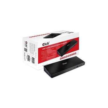 CLUB3D CSV-1562 laptop-dockingstation & portreplikator Andocken USB 3.2 Gen 1 (3.1 Gen 1) Type-C Schwarz