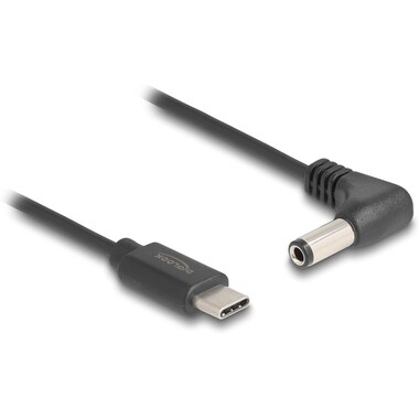 Delock Câble électrique USB Fiche creuse 5.5/2.5 mm USB-C - Spécial 1.5 m