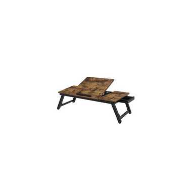 Songmics Supports d’ordinateur portable 14.3 ", Brun/Noir
