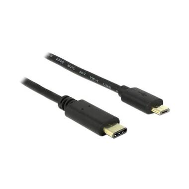 Delock USB 2.0-Kabel  USB-C - Micro-USB B 2 m