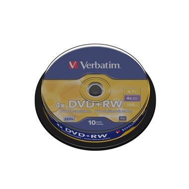 Verbatim DVD+RW 4.7 GB, Spindel (10 Stück)