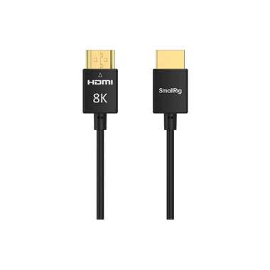 Cable de datos SmallRig 8K, 8K @ 60HZ, 100 cm/39,3 pulgadas con brida para DSLR, monitor transmisor y receptor de vídeo inalámbrico -5086