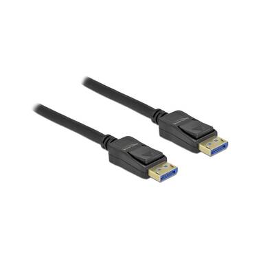 Delock 80262 DisplayPort Cable 10K 60Hz 54 Gbps ABS Housing 2 m Black