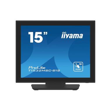 iiyama ProLite T1532MSC-B1S Computerbildschirm 38,1 cm (15") 1024 x 768 Pixel XGA LCD Touchscreen Schwarz