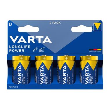 Varta Batterie Longlife Power D/Mono 4 St./Pack.