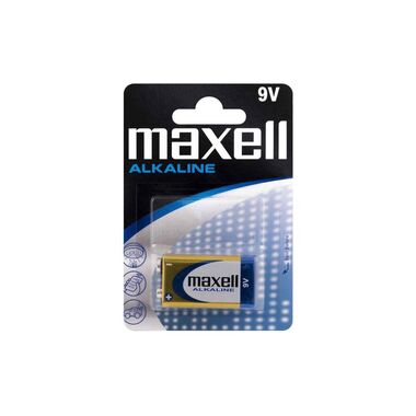Maxell Batterie Alkaline 9V E-Block , 1 Stück