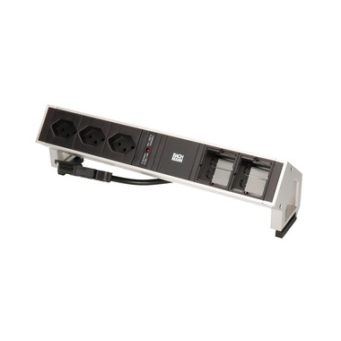 Bachmann Tischsteckdosenleiste DESK 2 3x T13, 2x ABD