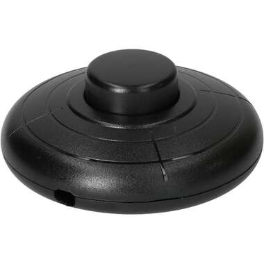 Max Hauri Fusstretschalter 1-Polig 70 mm, Schwarz