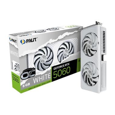 Palit GeForce RTX 5060 White OC NVIDIA 8 GB GDDR7