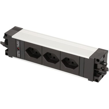 Bachmann Einbausteckerleiste STEP 3x T13 90°