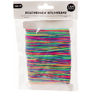 I AM CREATIVE Nylonband 100mx1mm DS-136964 Bunt