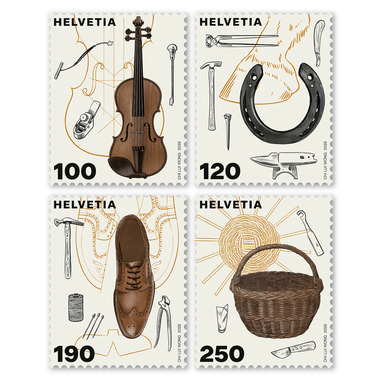 Briefmarken-Serie "Traditionelle Handwerksberufe"