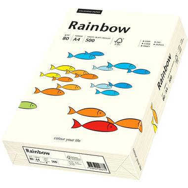 RAINBOW Papier naturweiss/01 A4 88042226 FSC, 80g 500 Blatt