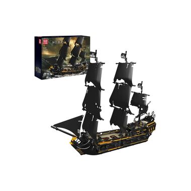 Mould King Black Pearl Nautik Piraten Klemmbaustein-Set