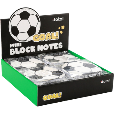 I-TOTAL Bloc-notes Mini 11x11.7cm XL2050G Football