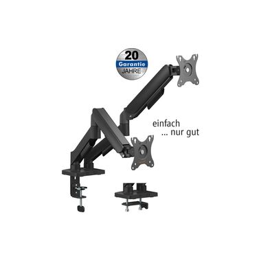 My Wall Tischhalterung HEG10L Economy-Line bis 9 kg – Schwarz