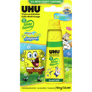 UHU Flinke Flasche ReNature 40g 305708 Spongebob