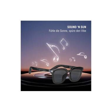 4smarts Bluetooth SoundGlasses Lucid, schwarz
