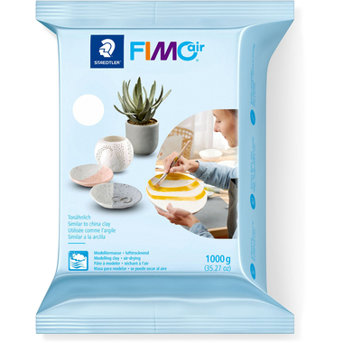 Staedtler 8101-0 FIMOair basic air-drying modelling clay white 1000 g