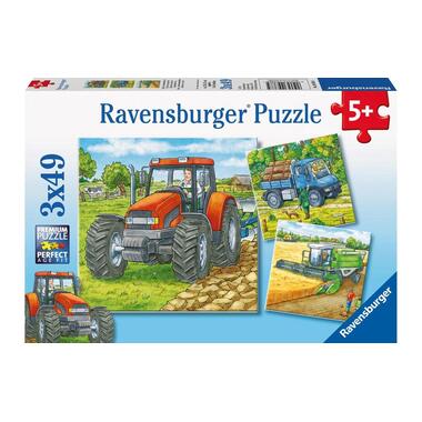 Ravensburger - Große Landmaschinen 3 x 49 Teile