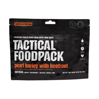 Tactical Foodpack Plat principal Orge perlé à la betterave rouge