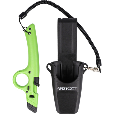 WESTCOTT Finger Loop Couteau sécurité E-17531 SET Céramique avec lanière + étui