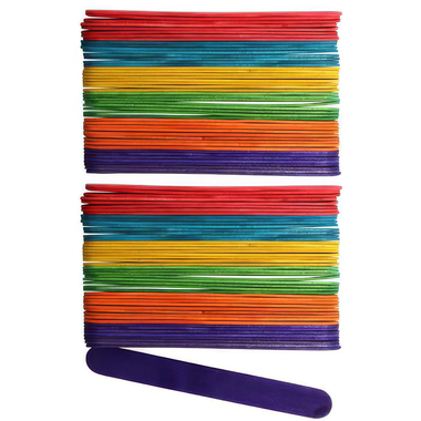GLOREX Bastelhölzer 18x150mm 62200912 assortiert 100 Stück