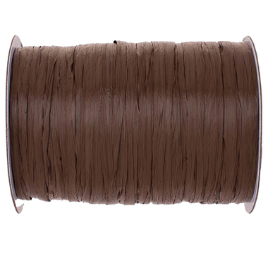 GLOREX Edelbast matt 100m 69400614 dunkelbraun